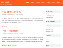 Tablet Screenshot of hillmint.com